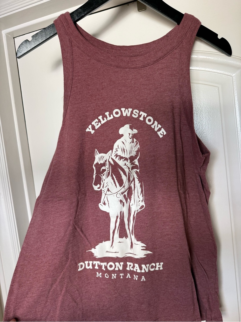 Yellowstone Dutton Ranch Tank Top - Maroon